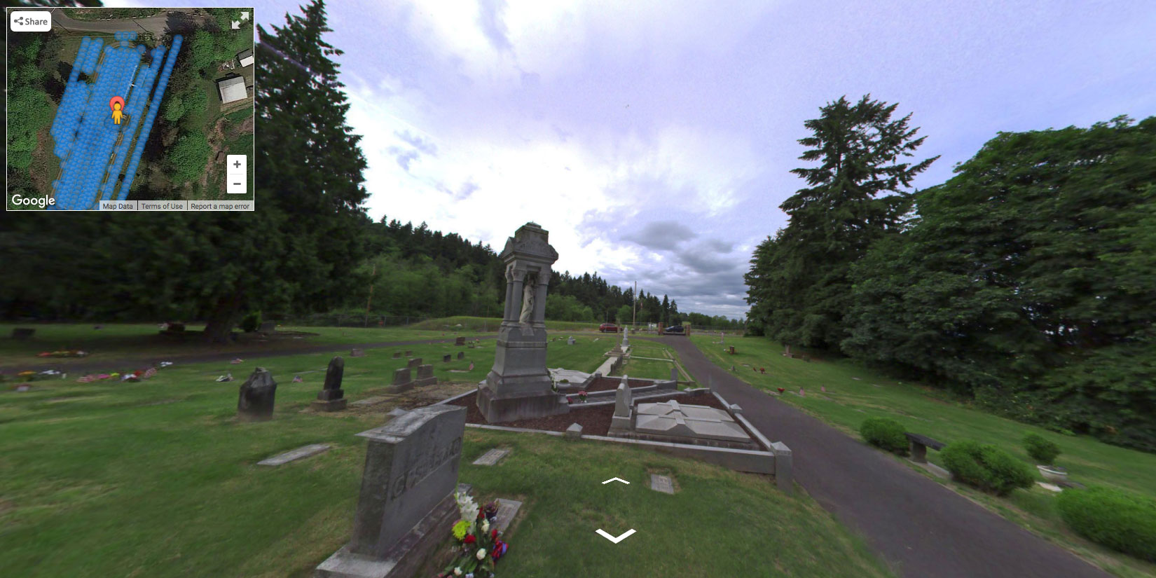 Cemetery 360 Software Seattle St. Patrick Cemetery Mapping